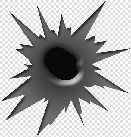 Gunshot Png Free Download   Bullet Hole Clipart Black And White  Transparent PngTransparent PNG