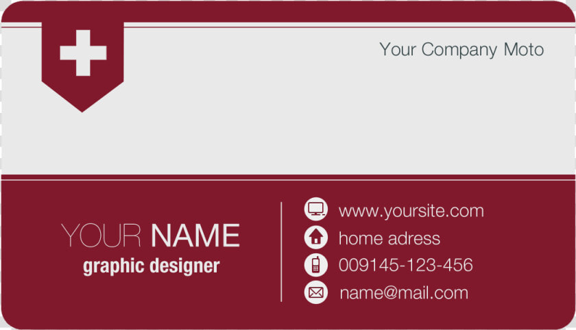 Swiss Flag Visit Cards  HD Png DownloadTransparent PNG