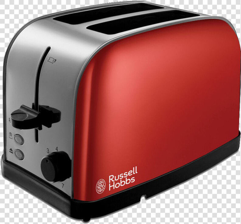 Electric Toaster Png Free Pic   Russell Hobbs Dorchester Toaster Red  Transparent PngTransparent PNG