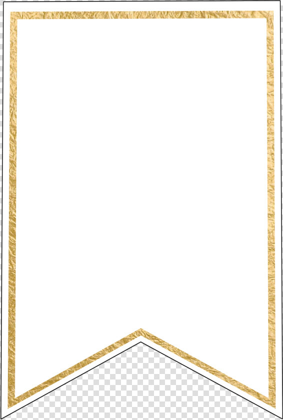 Banner Clipart Letter   Banderines Dorados Para Imprimir  HD Png DownloadTransparent PNG