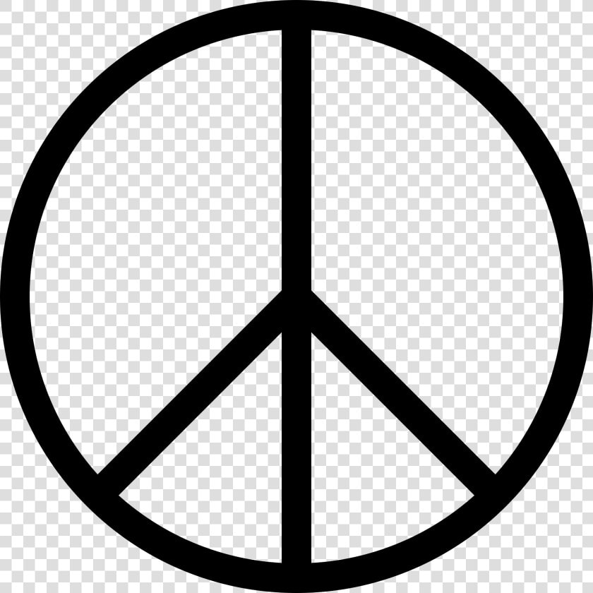 Peace Symbol Png   Thin Peace Sign Outline  Transparent PngTransparent PNG