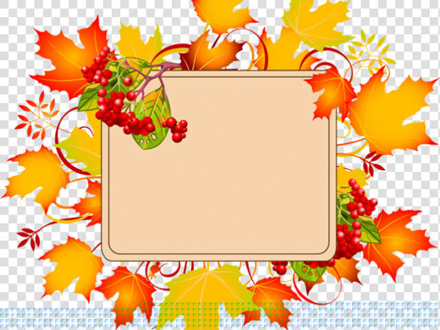 Fall Clipart Border Free   Fall Thank You Clipart  HD Png DownloadTransparent PNG