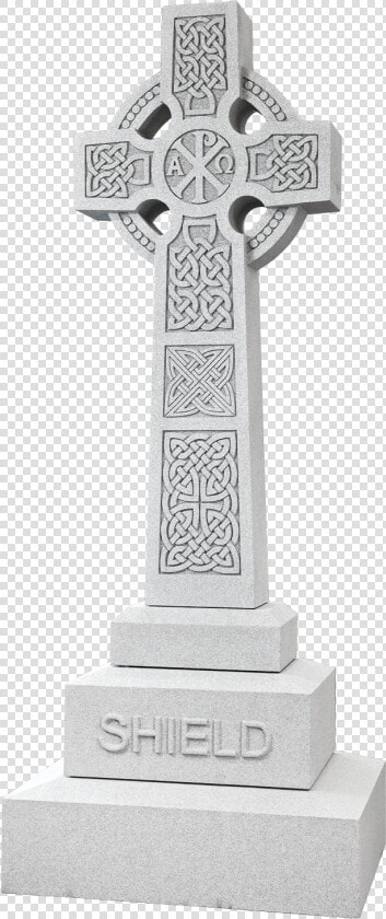 Sheild  Elaine Cross   Irish Cross Headstone  HD Png DownloadTransparent PNG