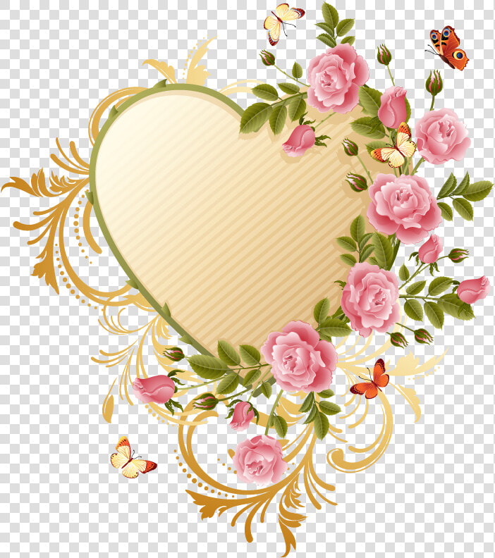 Imagenes De Rosas Con Mariposas  HD Png DownloadTransparent PNG