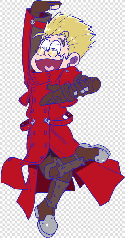  thelamebat Asked If I Could Post The Vash Image That   Cartoon  HD Png DownloadTransparent PNG