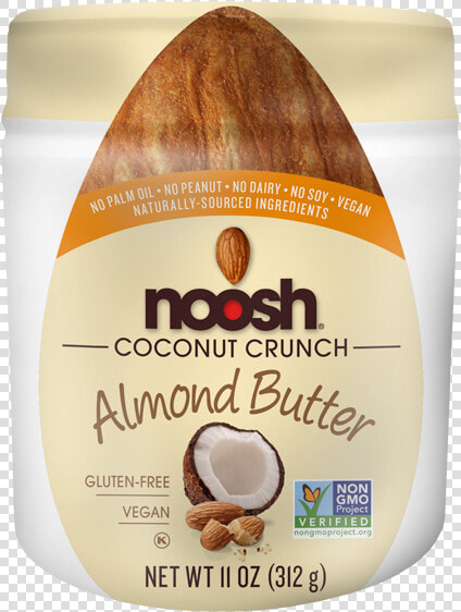 Noosh Coconut Crunch Almond Butter   Non gmo Project  HD Png DownloadTransparent PNG