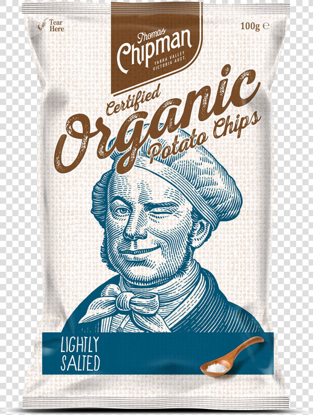 Tc Potato Lightlysalted 100g Copy Copy   Thomas Chipman  HD Png DownloadTransparent PNG