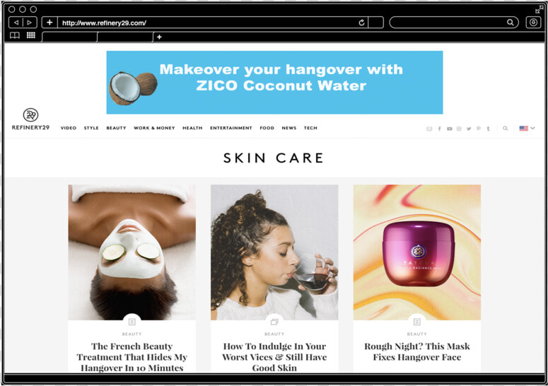 Browser Presentation Refinery29   Website  HD Png DownloadTransparent PNG