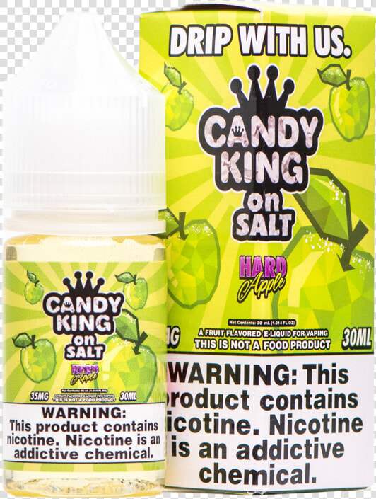 Candy King Juice Candy King Hard Apple Salt Class   Green Apple Nic Salt Juice  HD Png DownloadTransparent PNG