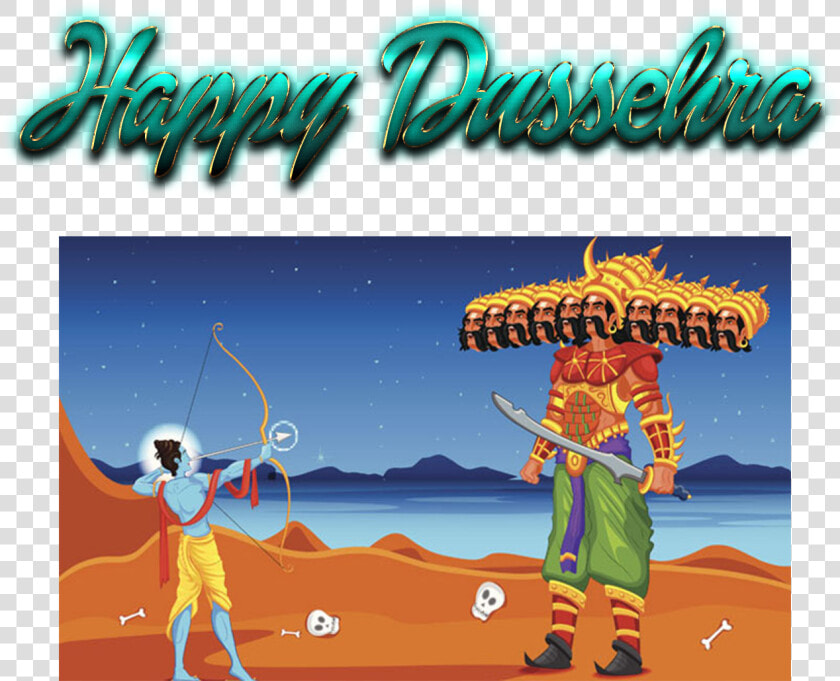 Dussehra Wishes Png Free Background   Durga Puja And Dussehra  Transparent PngTransparent PNG