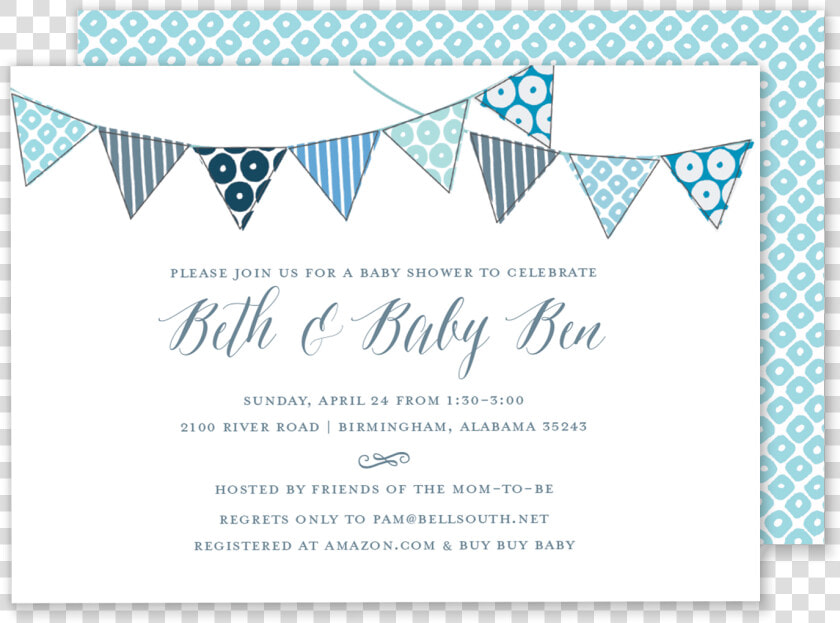 Baby Shower Invite Banner  HD Png DownloadTransparent PNG