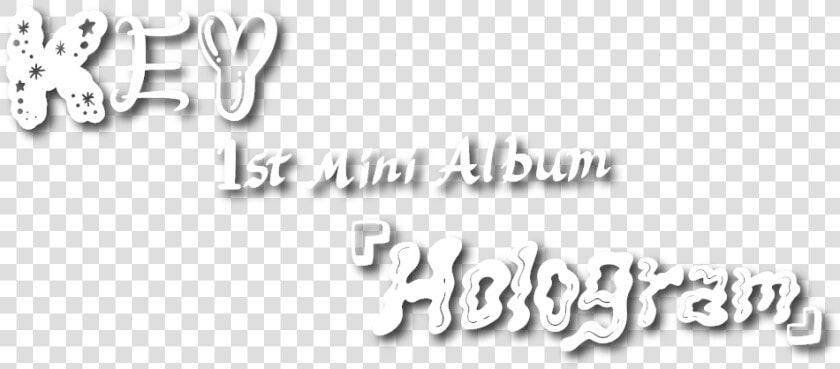 Shinee Key 1st Mini Album『hologram』2018   Key 1st Mini Album Hologram  HD Png DownloadTransparent PNG
