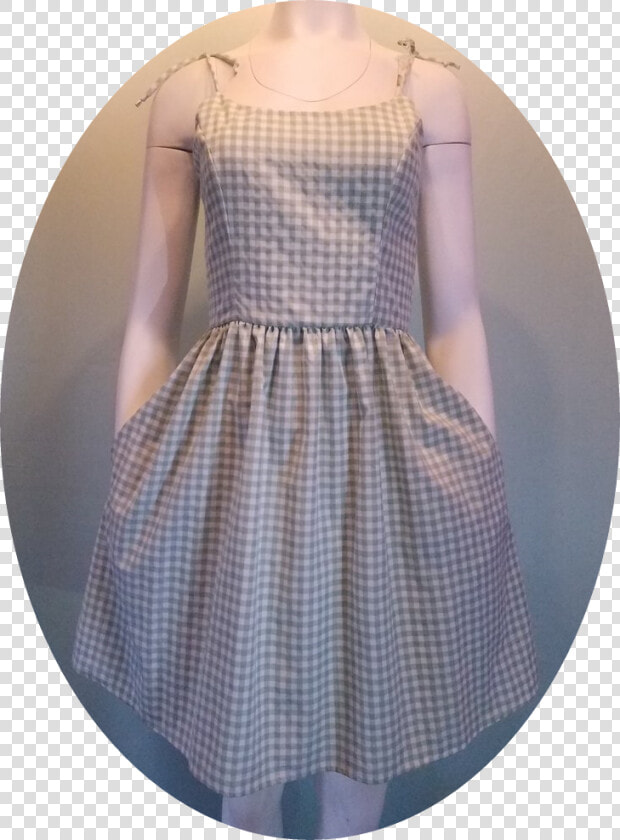 Sage Gingham Summer Dress   Pattern  HD Png DownloadTransparent PNG