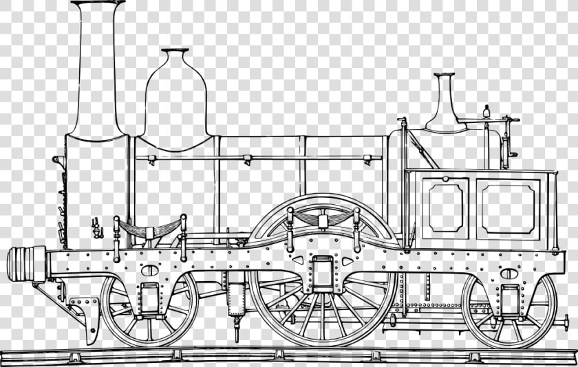 Steam Train Engine   Steam Train Colouring Pages  HD Png DownloadTransparent PNG