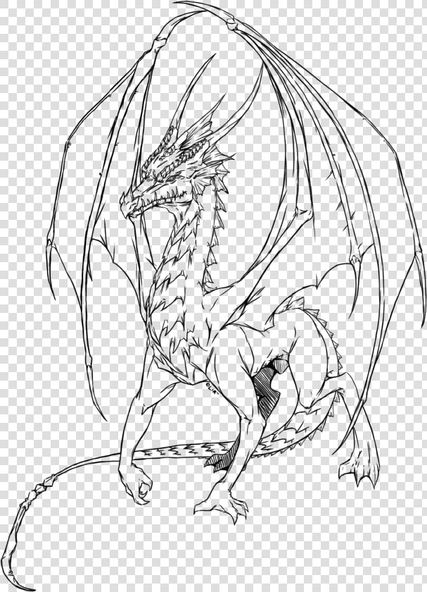 Fire Dragon By Little Imp Rin d42d75s   Fire Drawing Red Dragons  HD Png DownloadTransparent PNG