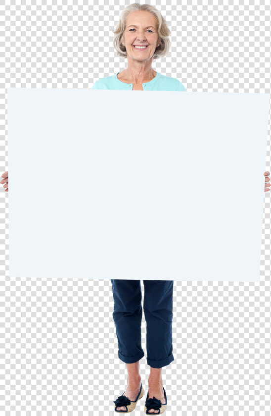 Old Women Holding Banner Png Image   Old Woman Holding Banner Png  Transparent PngTransparent PNG