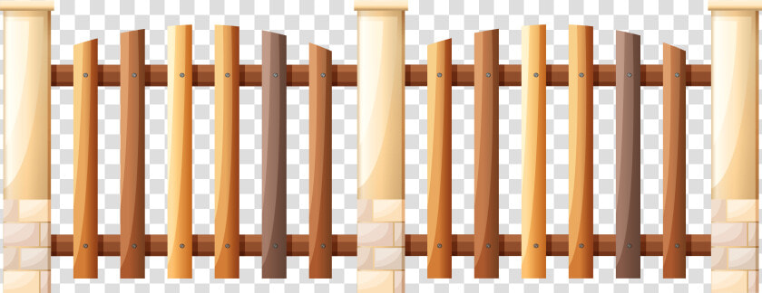 Wooden Yard Fence Png Clipart   Gate And Fence Clipart  Transparent PngTransparent PNG
