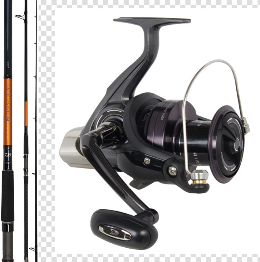 Daiwa Crosscast 6000 Reel Daiwa Sandstorm 1503 Rod   Fishing Reel  HD Png DownloadTransparent PNG