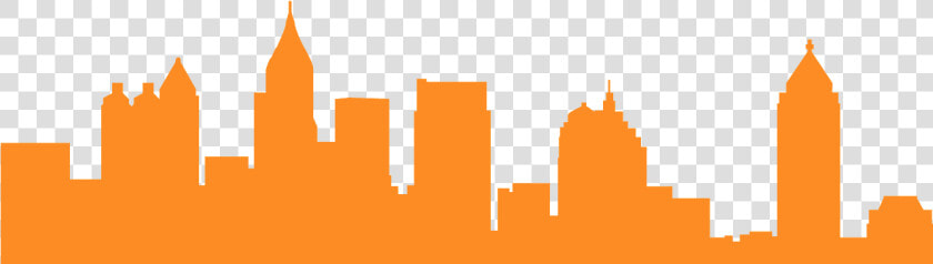 Outline Silhouette Atlanta Skyline  HD Png DownloadTransparent PNG