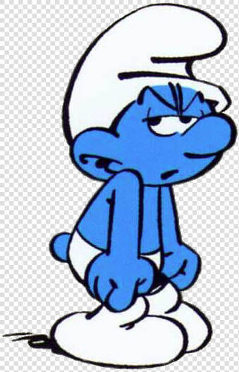 Grouchy Smurf Png  Transparent PngTransparent PNG