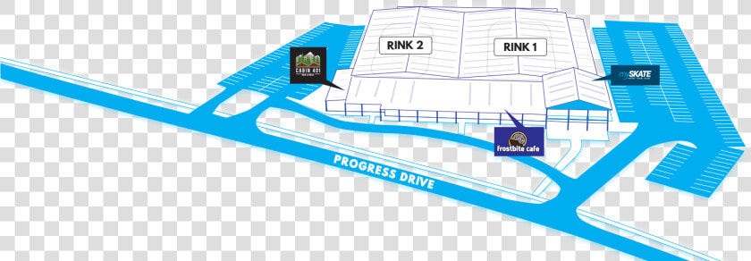 Map Of Cockburn Ice Arena Showing Both Entrances  As   Cockburn Ice Arena Map  HD Png DownloadTransparent PNG