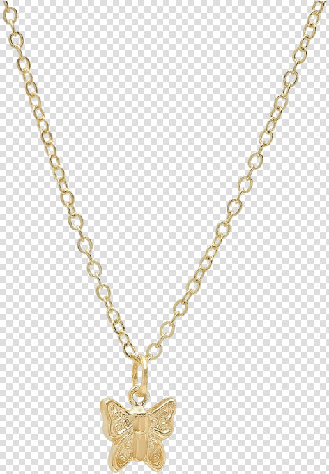 14k Gold Butterfly Pendant Gold  HD Png DownloadTransparent PNG