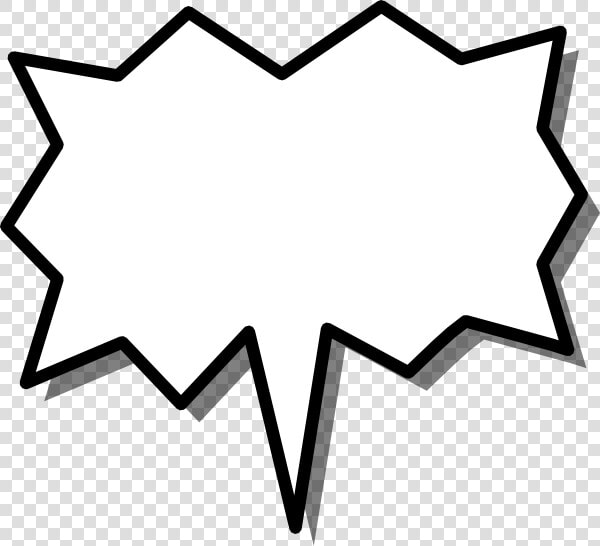 Free Vector Segmented Clip Art   Burst Speech Bubble  HD Png DownloadTransparent PNG
