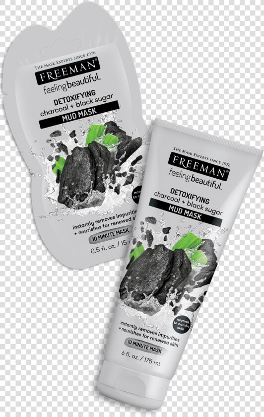 Detoxifying Charcoal Black Sugar   Charcoal Freeman Peel Off Mask  HD Png DownloadTransparent PNG