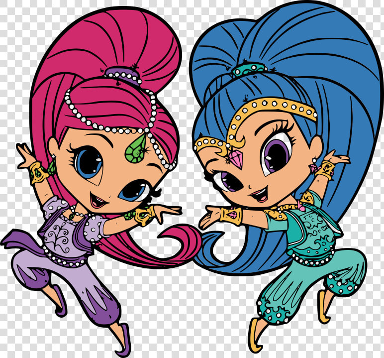 Shimmer And Shine Kartun Clipart   Png Download   Shimmer And Shine Pictures To Print  Transparent PngTransparent PNG