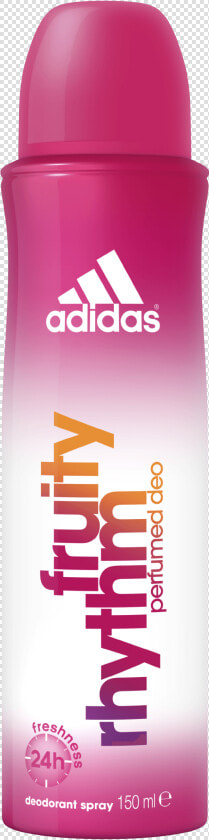 Fruity Rhythm Perfumed Deodorant Body Spray For Her   Adidas Women Deo Spray Fruity Rhythm 150ml  HD Png DownloadTransparent PNG
