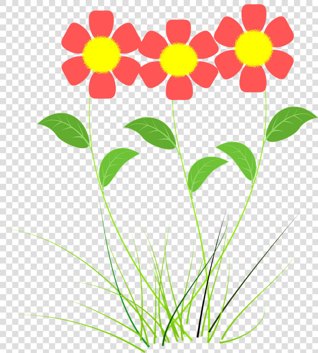 Flower  Pink  Plant  Vector Drawing   Planta Con Flor Dibujo  HD Png DownloadTransparent PNG