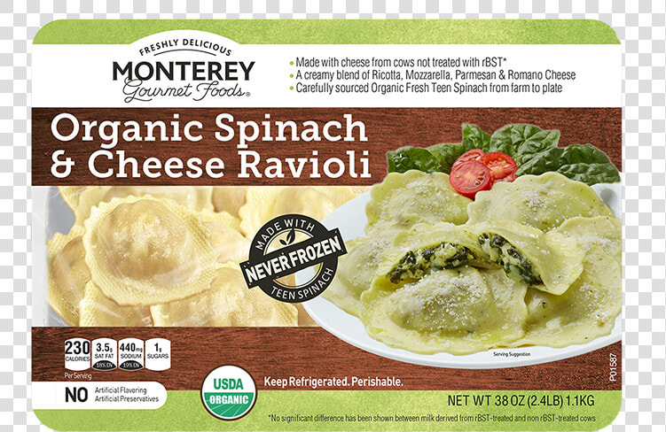 Organic Spinach Cheese Ravioli   Jiaozi  HD Png DownloadTransparent PNG