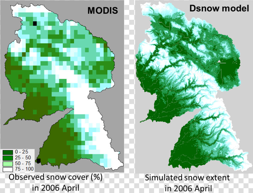 Observed And Simulated Snow Cover In   Atlas  HD Png DownloadTransparent PNG