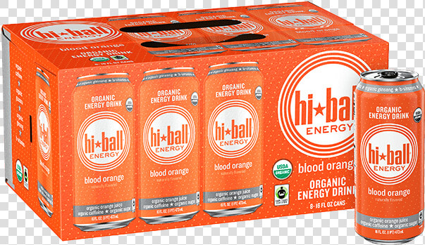 Blood Orange Hiball Energy Organic Juice Drink   Caffeinated Drink  HD Png DownloadTransparent PNG
