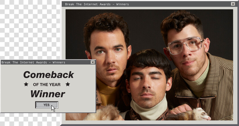 Jonas Brothers 80s Photoshoot  HD Png DownloadTransparent PNG