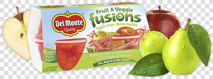 Apple Pear Watermelon  Del Monte® Fusions   Monte  HD Png DownloadTransparent PNG