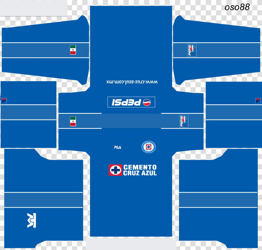 Cruz Azul Lib Cabanaxbox Konami Ps4 Pesuniverse   Kit Inter De Milan Dream League Soccer  HD Png DownloadTransparent PNG
