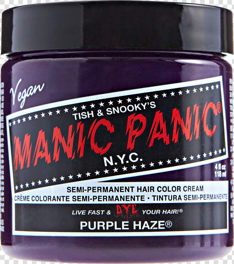 Purple Haze Semi Permanent Cream Hair Color   Manic Panic Hair Dye  HD Png DownloadTransparent PNG