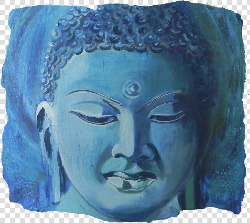 Buddha Blue Art   Gautama Buddha  HD Png DownloadTransparent PNG