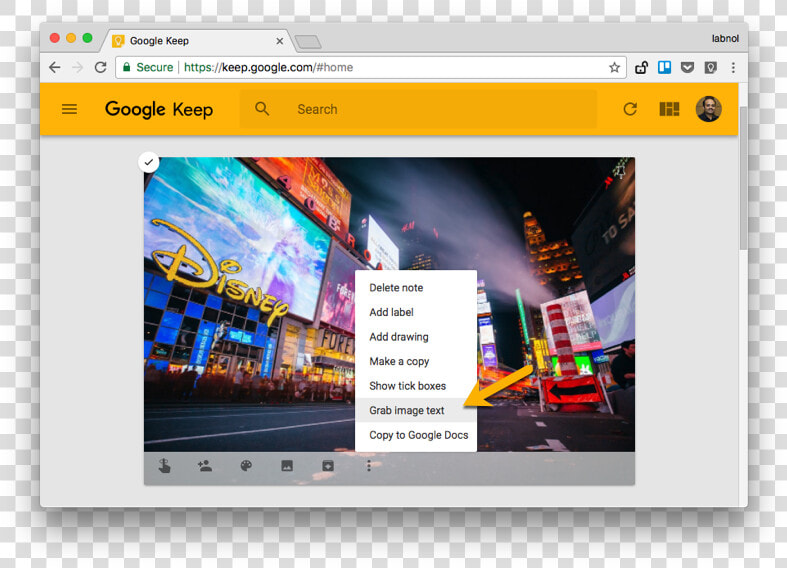 Google Keep Ocr   Street Neon Light Photography  HD Png DownloadTransparent PNG