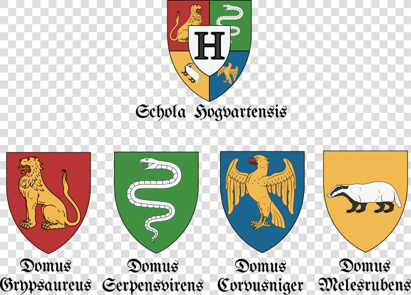 Transparent Harry Potter   Hogwarts Heraldry  HD Png DownloadTransparent PNG