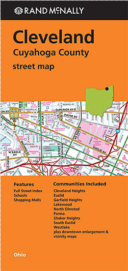 Rand Mcnally Cleveland And Cuyahoga County Street Map   Flyer  HD Png DownloadTransparent PNG