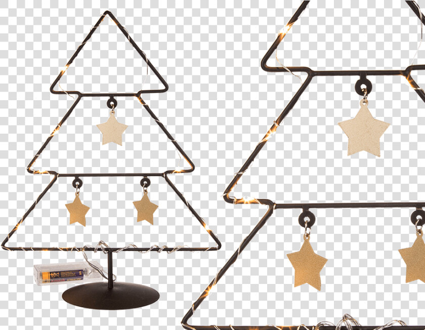 Arbol De Navidad Negro De Metal Con Estrellas Doradas   Arbol Navideño De Metal  HD Png DownloadTransparent PNG