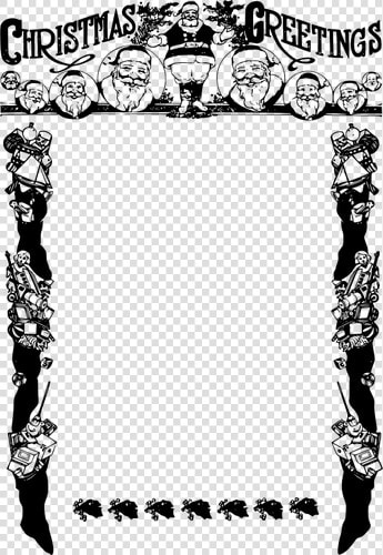 Christmas Greetings Frame   Trippy Frame Png  Transparent PngTransparent PNG