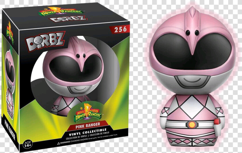 Pink Ranger Glow In The Dark Dorbz Vinyl Figure   Red Ranger Dorbz  HD Png DownloadTransparent PNG