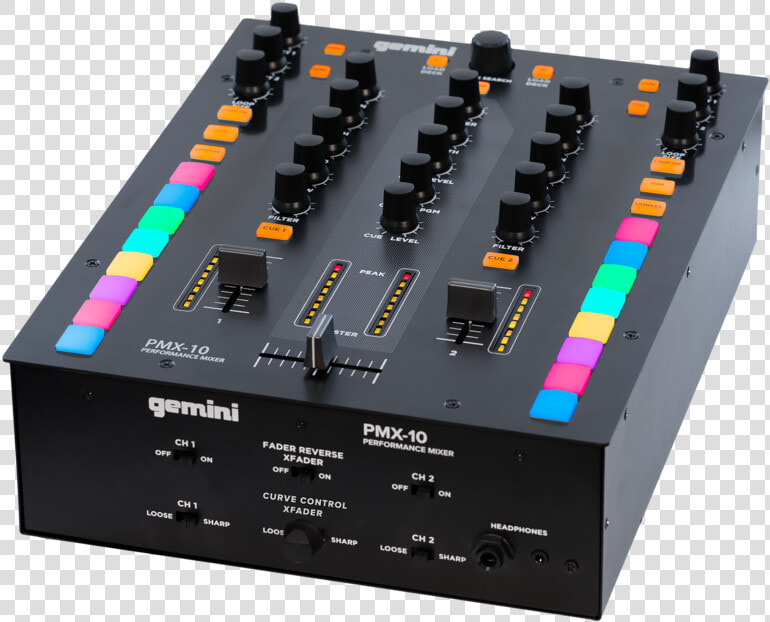 All In One Dj Mixer Controller   Gemini Pmx 10 Mixer  HD Png DownloadTransparent PNG