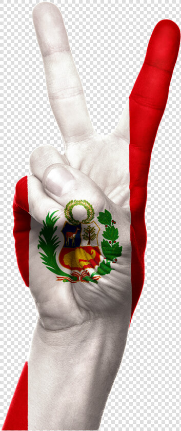 Peru Flag Hand Free Picture   Peru Flag  HD Png DownloadTransparent PNG
