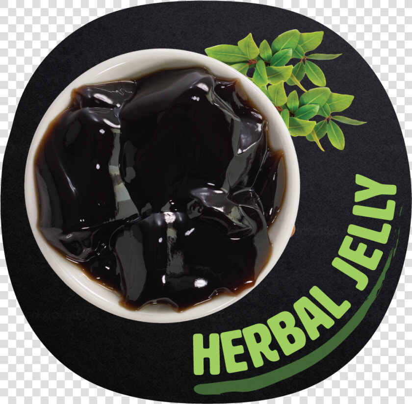 Pudding Our Pudding Topping Is Made With Whole Milk    Grass Jelly  HD Png DownloadTransparent PNG