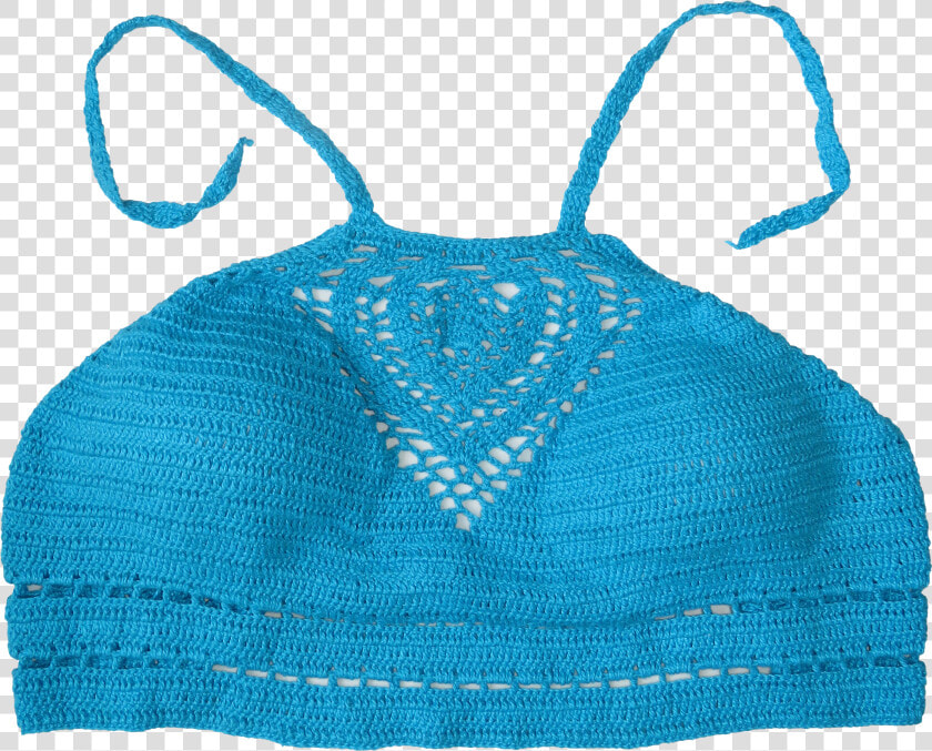 Blue Azure Crop Top   Crochet  HD Png DownloadTransparent PNG