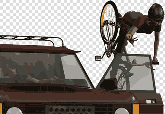 Cyclist Getting Car Doored Is Common And Sometimes   Bikers Getting Doored  HD Png DownloadTransparent PNG